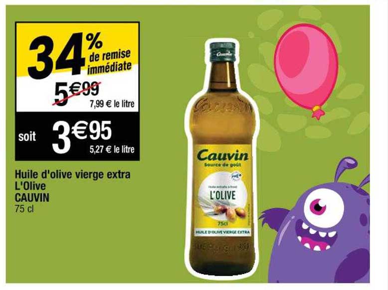 huile d'olive vierge extra l'olive cauvin