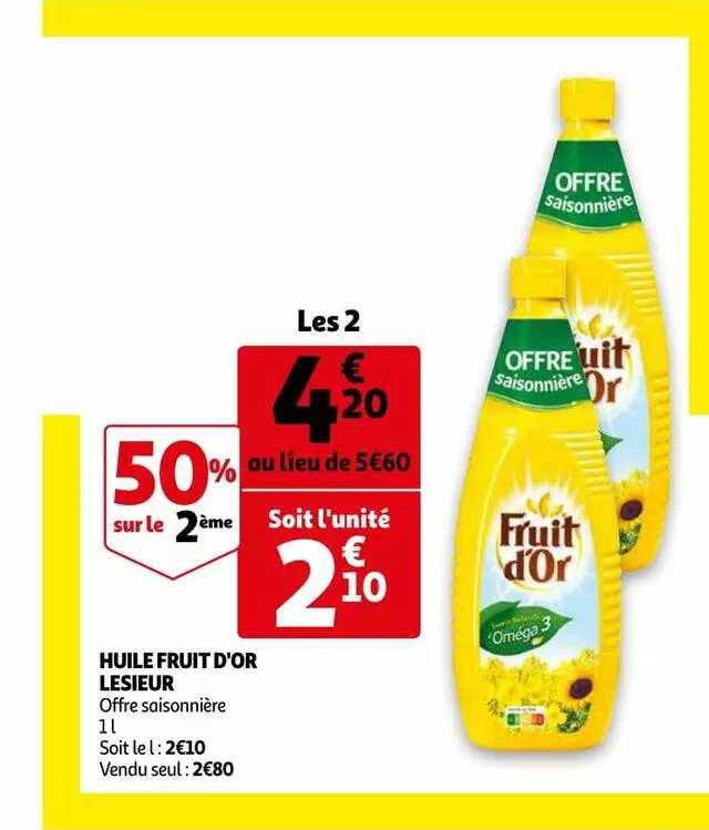 Huile Fruit D'or Lesieur