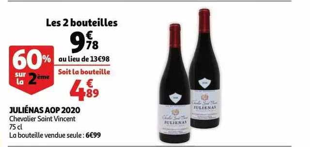 juliénas aop 2020 chevalier saint vincent