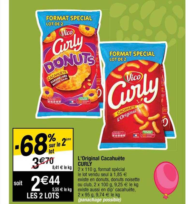 L'original Cacahuète Curly