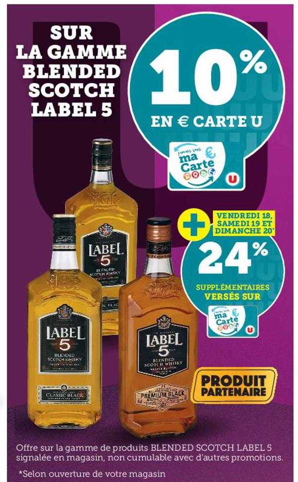 La Gamme Blended Scotch Label 5