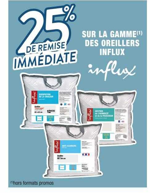 La Gamme Des Oreillers Influx