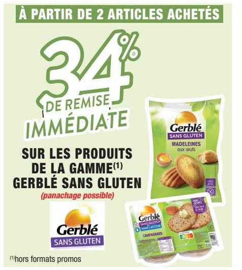 La Gamme Gerblé Sans Gluten