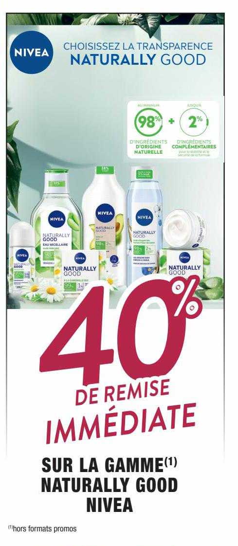 la gamme naturally good nivea