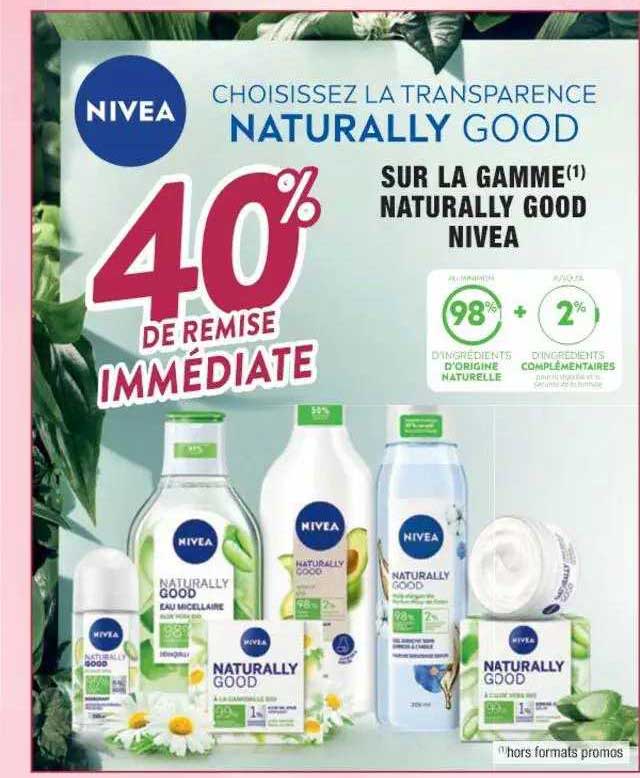 la gamme naturally good nivea