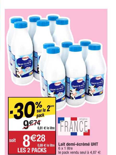 lait demi-écrémé uht