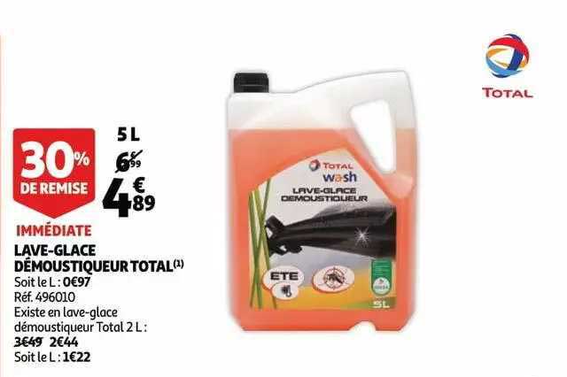 lave-glace démoustiqueur total