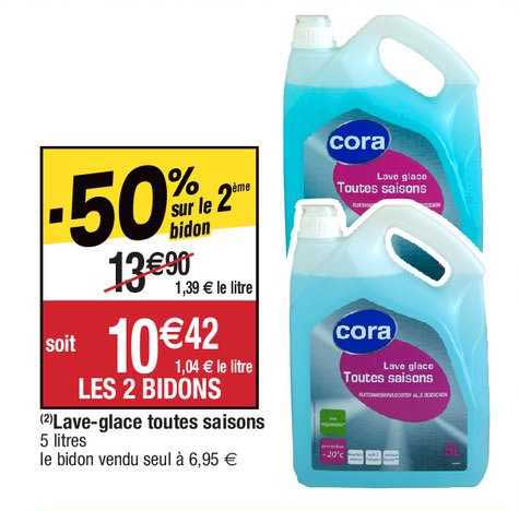 lave-glace toutes saisons