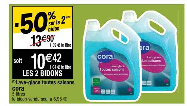 lave-glace toutes saisons cora