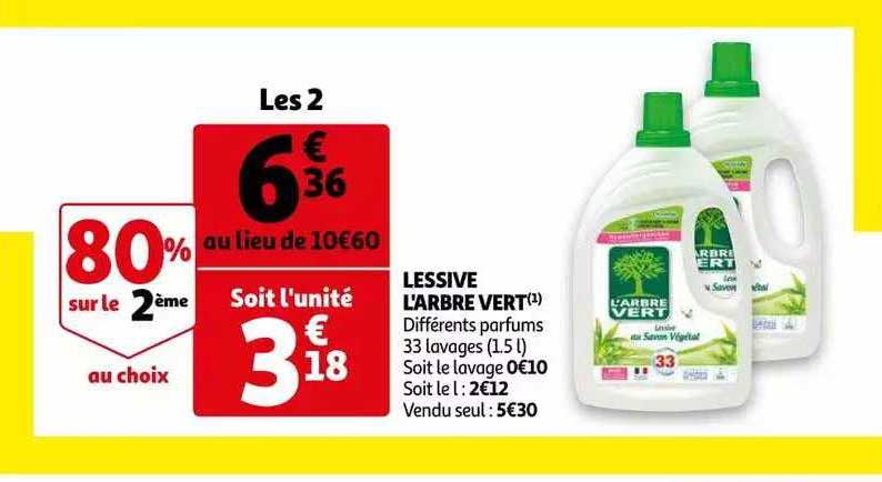 lessive l'arbre vert