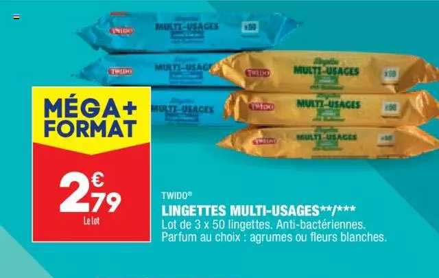 lingettes multi-usages twido