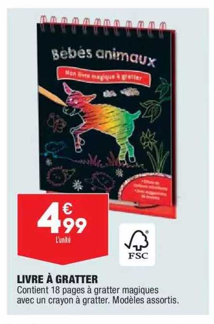 livre à gratter