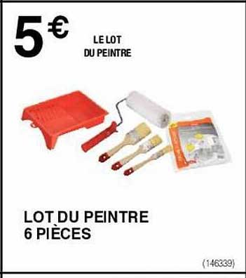 lot du peintre 6 pièces