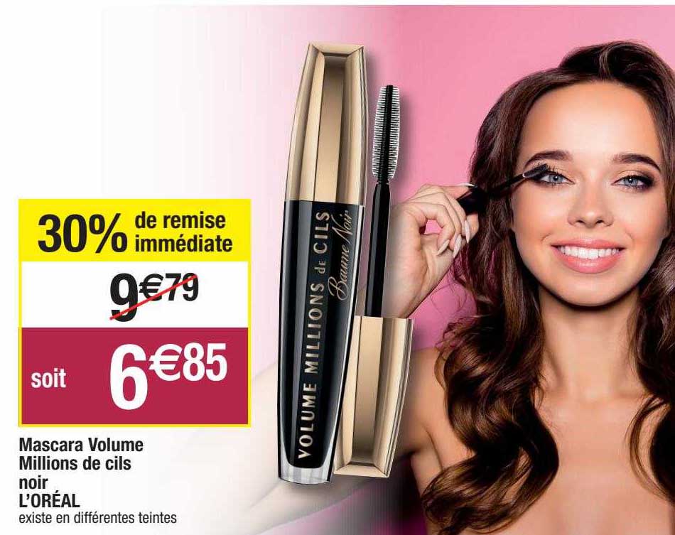 mascara volume millions de cils noir l'oréal