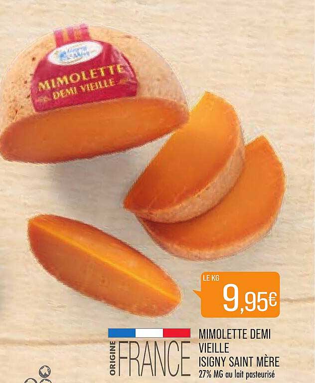 mimolette demi vieille isigny saint mère
