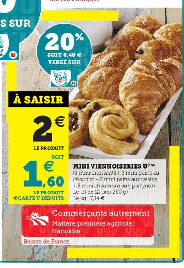 Mini Viennoiseries U