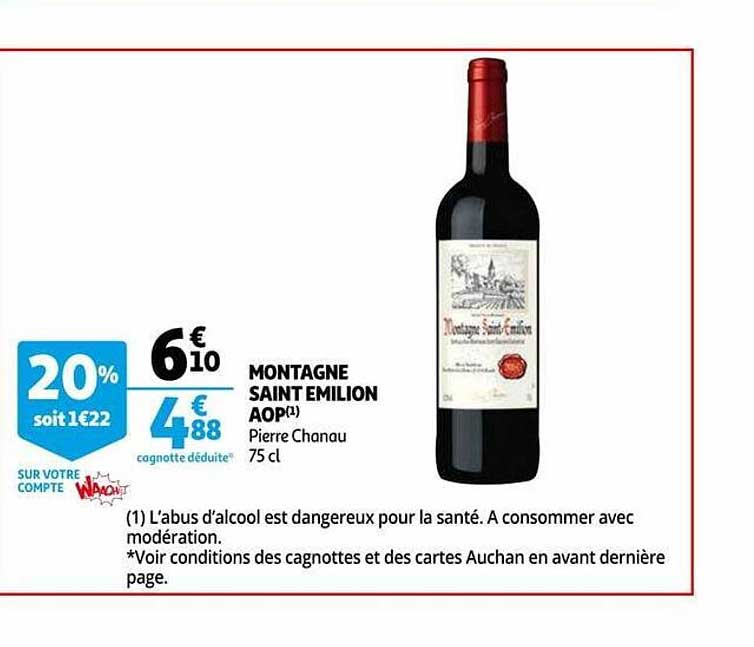 montagne saint émilion aop pierre chanau