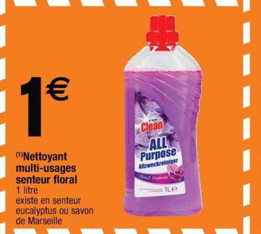 nettoyant multi-usages senteur floral