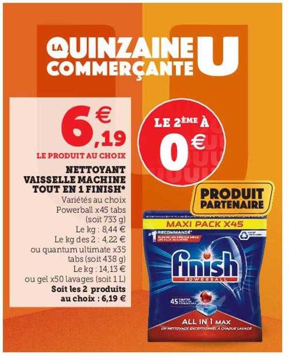Nettoyant Vaisselle Machine Tout En 1 Finish