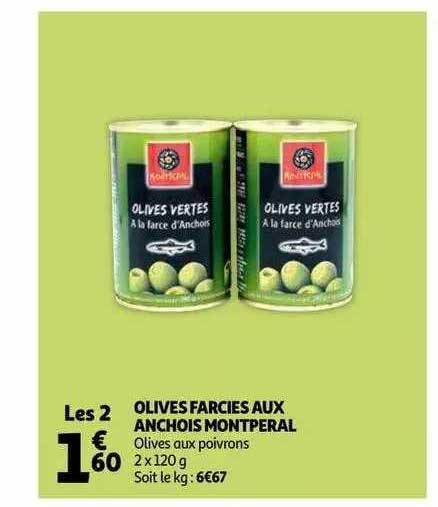 Olives Farcies Aux Anchois Montpéral