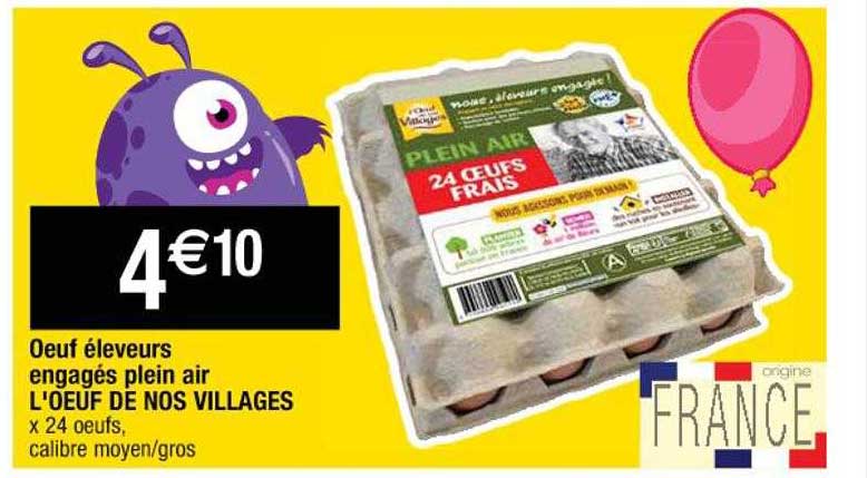 œuf éleveurs engagés plein air l'œuf de nos villages