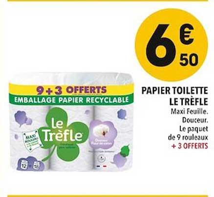 Papier Toilette Le Trèfle
