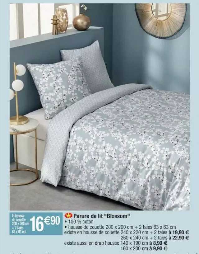 parure de lit "blossom"