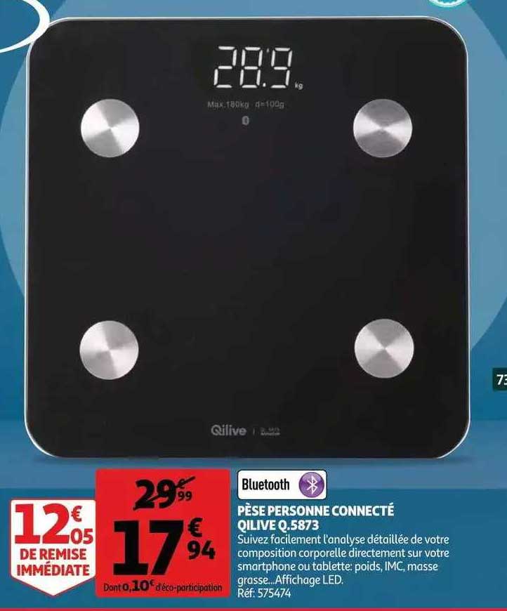 pèse personne connecté qilive