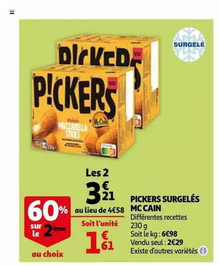 Pickers Surgelés Mc Cain