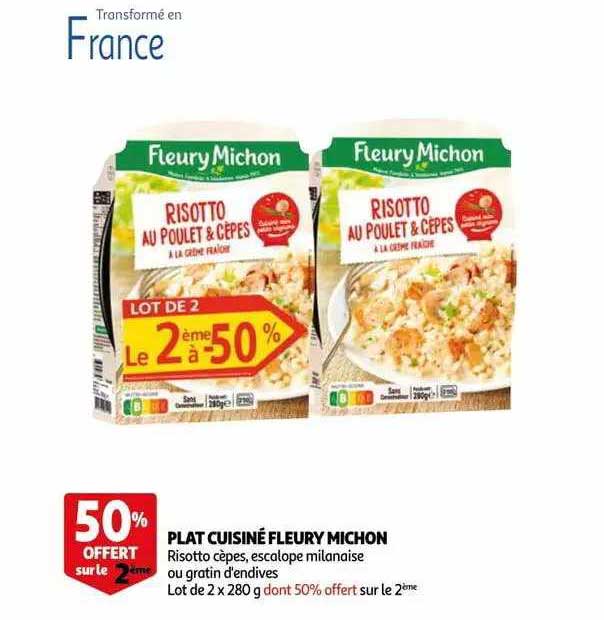 plat cuisiné fleury michon