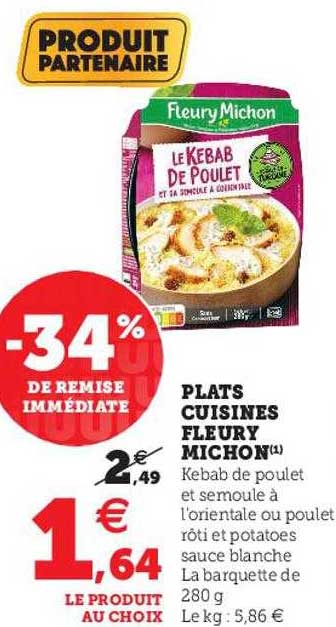plats cuisinés fleury michon