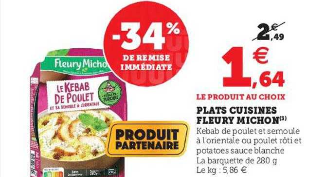 Plats Cuisinés Fleury Michon
