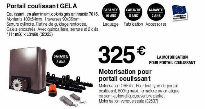 portail coulissant gela, motorisation pour portail coulissant