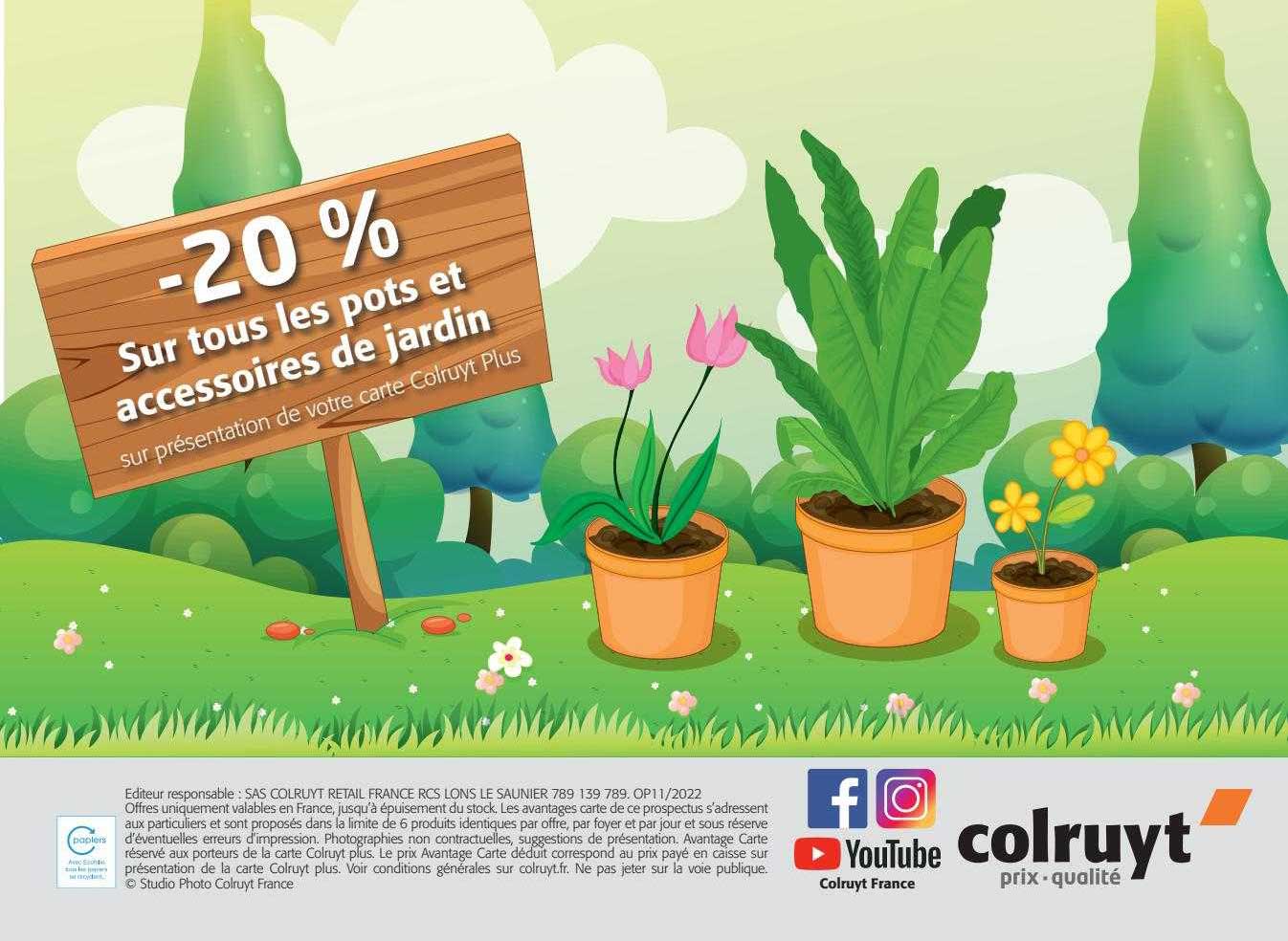 pots et accessoires de jardin