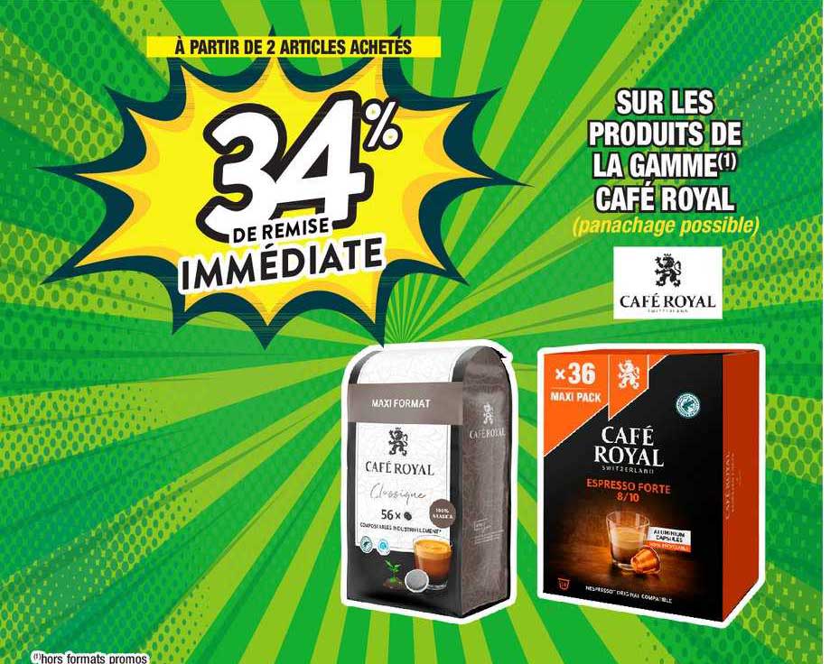 Produits De La Gamme Café Royal
