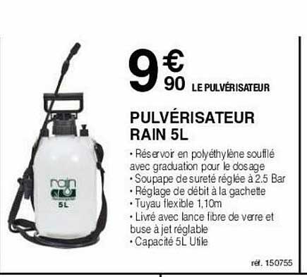 Pulvérisateur Rain 5l