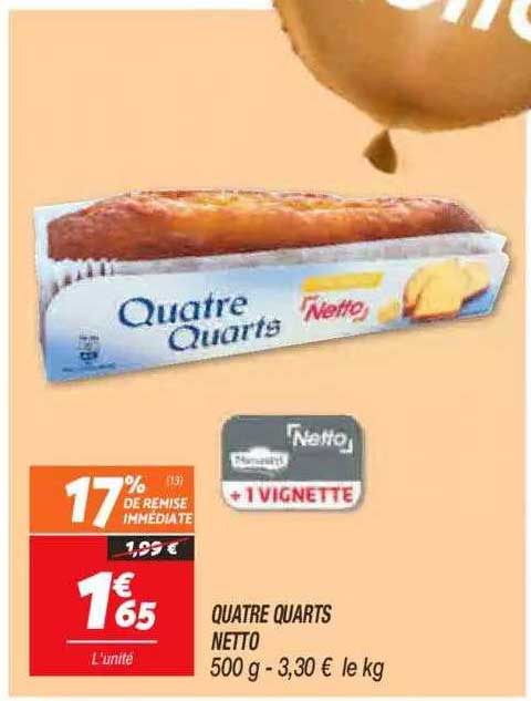 quatre quarts netto
