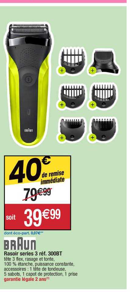 rasoir séries 3 braun