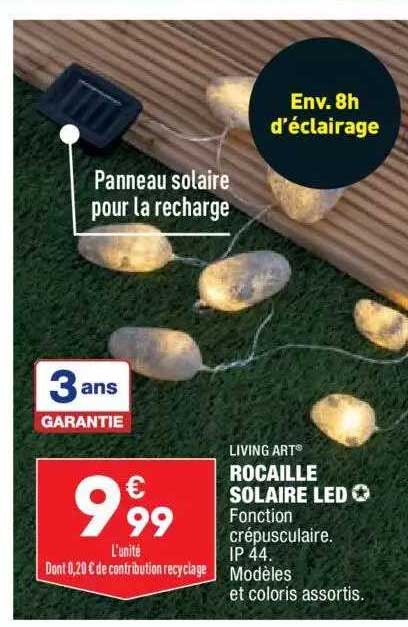 rocaille solaire led living art
