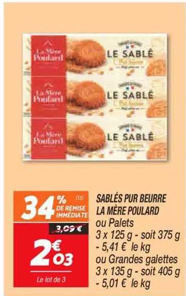 sablés pur beurre la mère poulard