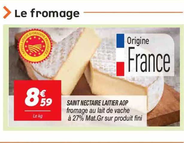 saint nectaire laitier aop