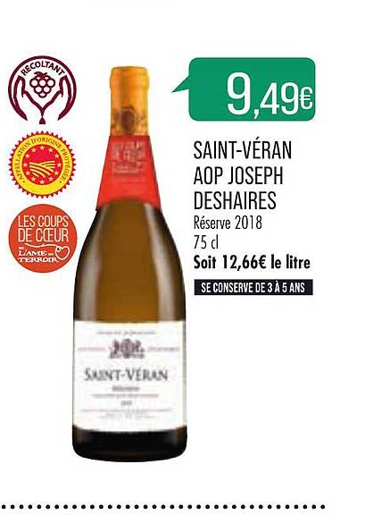 saint-véran aop josephh deshaires