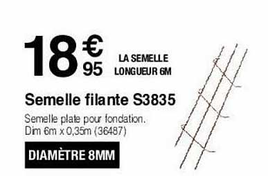 Semelle Filante S3835