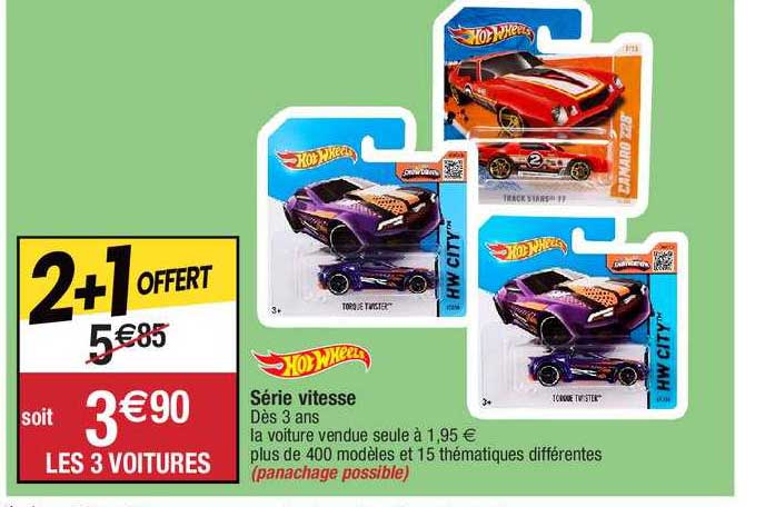 série vitess hot wheels