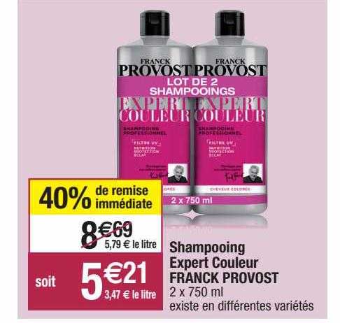 shampooing expert couleur franck provost