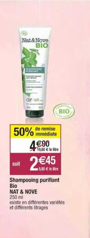 shampooing purifiant bio nat & nove