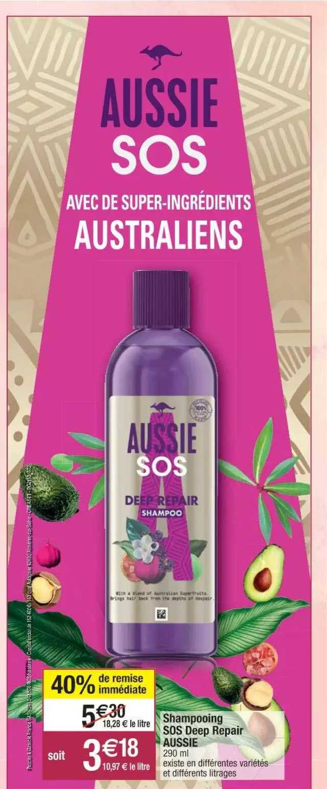 shampooing sos deep repair aussie
