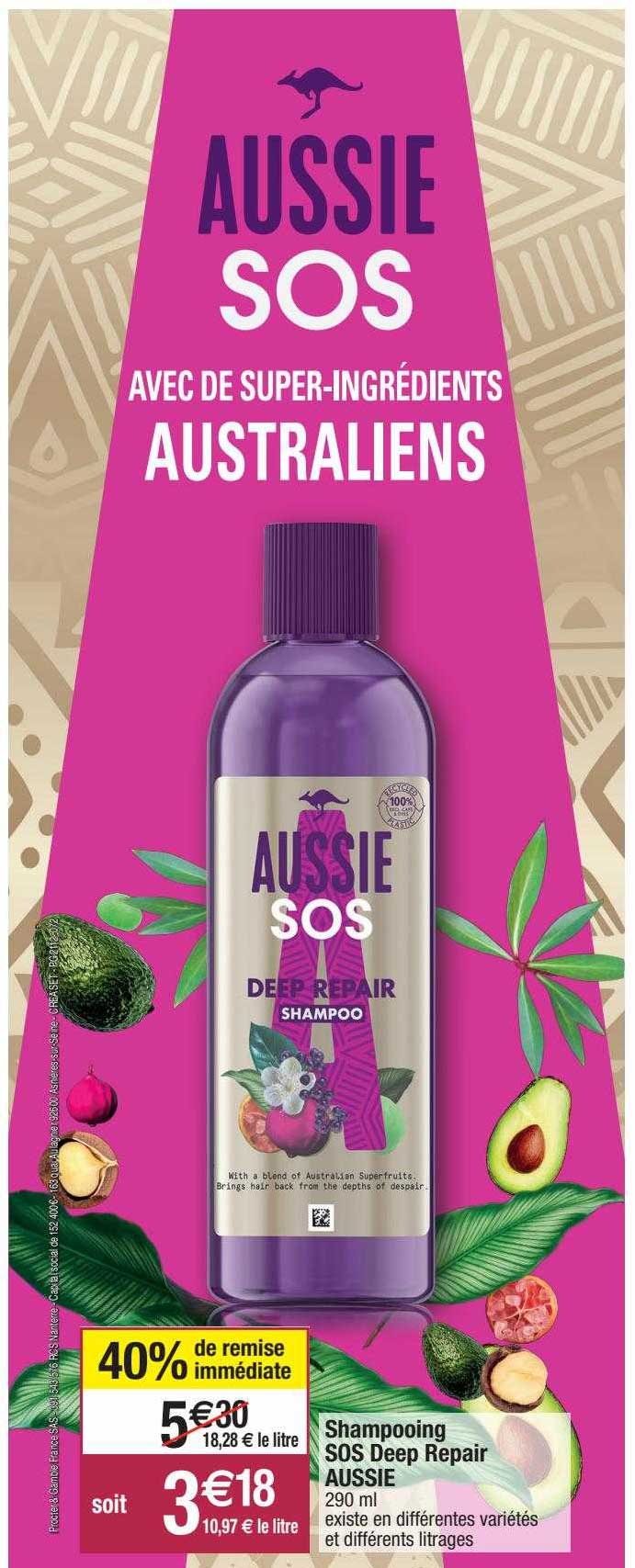 shampooing sos deep repair aussie
