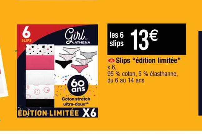 Slips "édition Limitée"