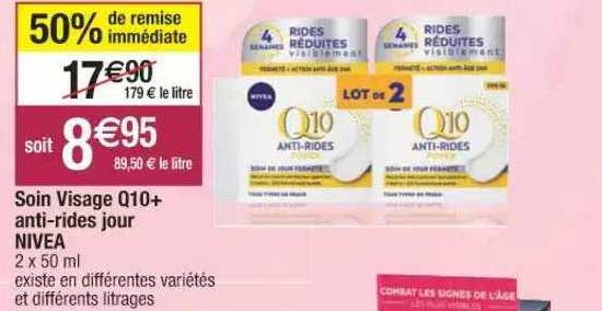 soin visage q10+ anti-rides jour nivea